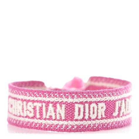 bracelet dior coton|dior pink bracelet.